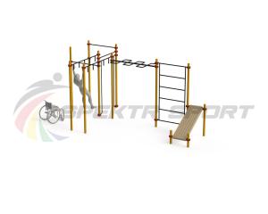 Купить Спортивный комплекс для инвалидов-колясочников WRK-D17_76mm в Осинниках 
