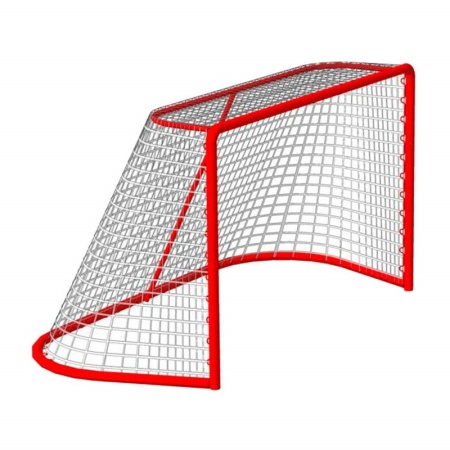 Купить Сетка хоккейная на ворота 1,22мх1,83мх0,5мх1,15м, нить 3,5 мм, узловая в Осинниках 